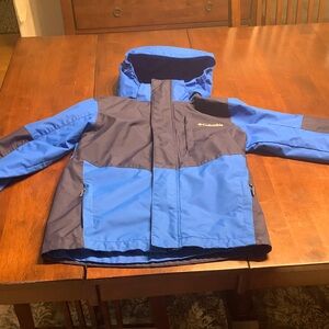 Columbia Kids Two-Tone Blue Raincoat
